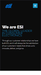 Mobile Screenshot of esintl.com
